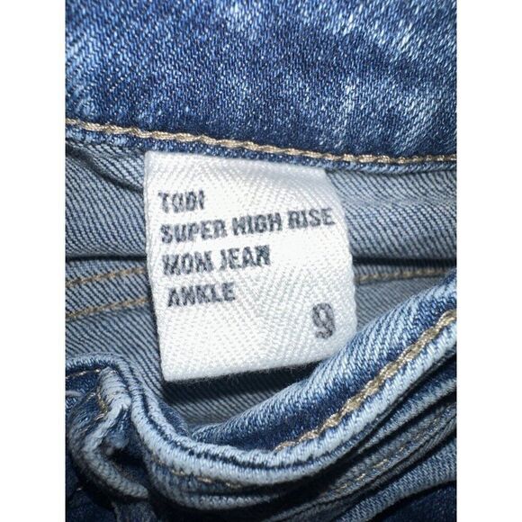 EUNINA Tobi Super High Rise Ankle Length Mom Jean  Size 9 - Picture 9 of 13